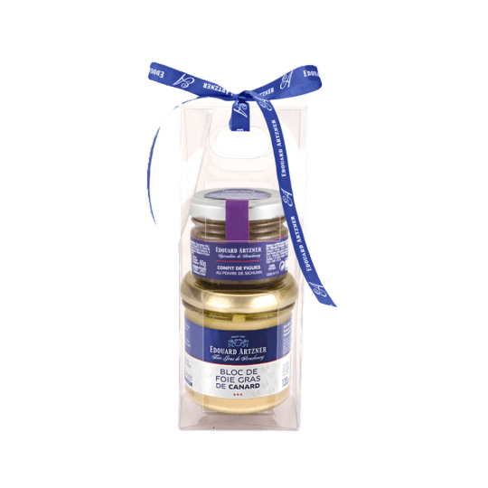 Duck Foie Gras Block with Fig Confit and Sichuan Pepper – 120g + 60g